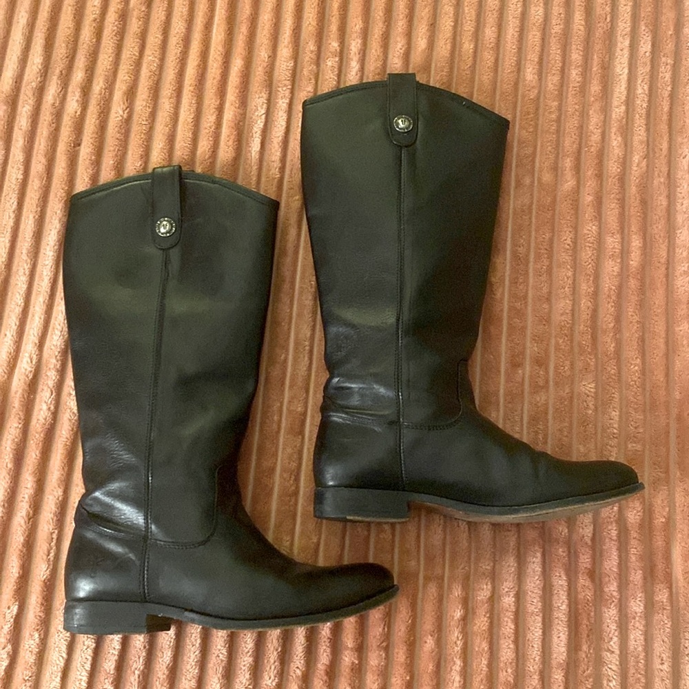 EXTENDED CALF Frye Melissa Button Riding Boots